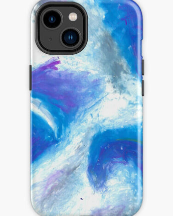 Whimsical Design Phone Tough Case |  Impact Resistant iPhone Case UV Protected | Abstract And Groovy Phone Case