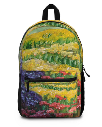 Durable Flower Backpack | School Backpack | Travel Bag | Flower Style Backpack | Laptop Compartment | Gift for Him | Gift for Her