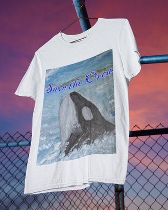 Short-sleeve Graphic T-Shirt | Save the Wildlife Merch Apparrel | Ocean Beach wear|| Several Colors available