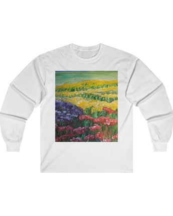 Custom Long Sleeve Tee | Long-Sleeve T-shirt | Flower design | Perfect Gift Idea