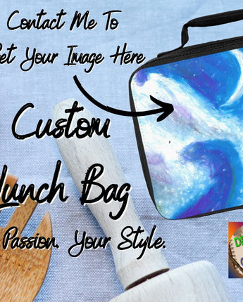 Stylish Garden Lunch Bag for Kids or Work | Waterproof Insulated Lunch Bag | Lunch Organizer | Eco-friendly Bag | Ask me about Custom order