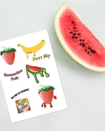 Summertime Fruit Sticker Sheet