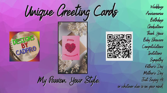 Unique Greeting Cards Customized | Personalized Occasion Cards, Made to Order, Handmade Card Designs, Custom Card Set