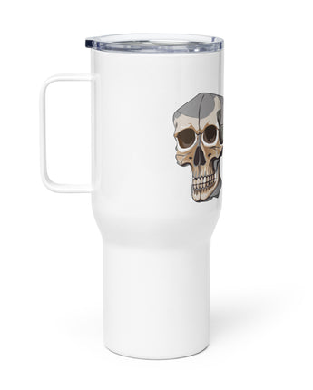 Travel mug with a handle